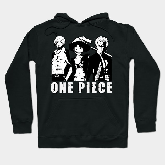 ONE PIECE T-SHIRT FUN T-SHIRT PO05 Hoodie by Huko